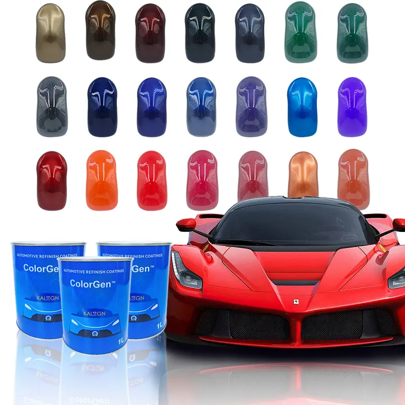 High Gloss Car Paint Manufactures Excellent Tinting Basecoat Spray Paint For Automotive Refinish