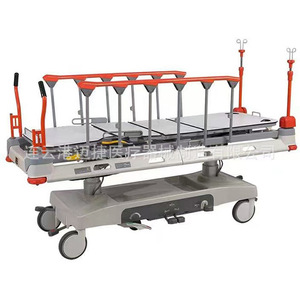 Chariot de transfert hydraulique Myljeller, capacité de charge de 900 lb, chariot de transport d'urgence pour patients, lit de réanimation pour soins intensifs - Product Image 1