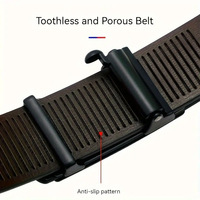 Ceinture intérieure sans boucle, tendance et décontractée, à fermoir automatique, boucle en plastique, longueur réglable, best-seller transfrontalier