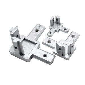 Connecteur d'angle droit 3D en profilé aluminium 20 30 40 mm, joint dissimulé pour assemblage industriel - Product Image 2