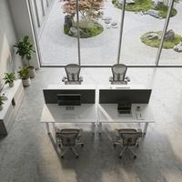 Poste de travail assis-debout pour bureau, bureau d'ordinateur pour personnel, table réglable en hauteur, table de travail debout, mobilier de poste de travail pour personnel