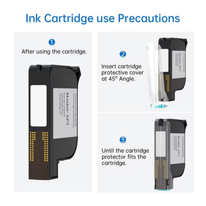 Jetink 12.7mm tij hộp mực nhanh khô đen nhập khẩu dung môi dựa trên hộp mực cho tij máy in phun mã hóa - Product Image 4