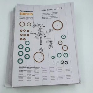 Kit O-Ring per Braccio Idraulico Putzmeister HV, Kit Guarnizioni Valvola MBC 471710 471709 262824008, Kit Riparazione Cilindro Idraulico Braccio 479580 279455004 - Product Image 1