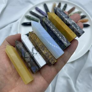 5-6cm Natural Crystal Healing Stones Crystal Points Hand Cut Multi Materials Available Pocket Stones Crystal Tower Bulk - Product Image 6