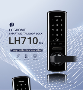 Evernet LH710-SN <b>Smart</b> Mortise <b>Lock</b> Digital Door <b>Lock</b> With Password Card Recognition Home Security Made Korea LH710-SN Evernet S - Product Image 4