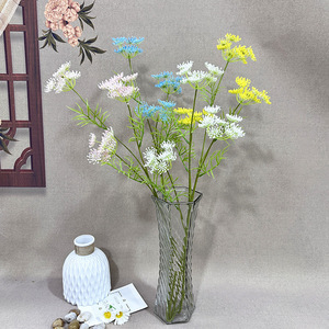ดอกไม้ประดิษฐ์ Meiyu Craft ดอกไม้ลูกไม้ประดิษฐ์ 3 แฉก พลาสติก ตกแต่งบ้าน ตกแต่งงานแต่งงาน ตกแต่งสตูดิโอ - Product Image 5