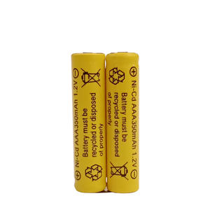 <span class=keywords><strong>AAA</strong></span>サイズ (No.7) 350mAh 2.4V <span class=keywords><strong>Ni-Cd</strong></span>充電式バッテリーはんだ付けタブ付き電気シェーバー用ヘアクリッパー & 芝生ランプ - Product Image 6