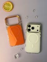 Coque de téléphone antichoc en acrylique rigide avec pare-chocs magnétique en métal pour iPhone 17 Pro 17 Pro Max