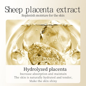 OEM Oveja Placenta Refrescante Hidratante Lavado DE CARA Ilumina el tono de la piel Limpieza profunda Poros Limpiador espumoso suave - Product Image 2