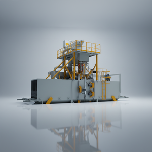 Heavy Duty Automatic Roller Conveyor Blasting Machine Engine Motor Gearbox Structural Steel Profiles Sa 2.5 Surface High-Volume - Product Image 1