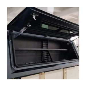 Bacs de rangement pliables en alliage d'aluminium étanches et verrouillables pour camionnettes 4x4 tout-terrain avec hard top, installation sans perçage - Product Image 1
