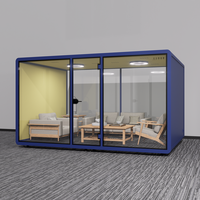 Cabine insonorisée pour interview, innovation moderne, pour entreprise, planning de démarrage, pod de bureau en alliage d'aluminium, conception modulaire, hôtel, hôpital
