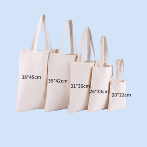 Tùy chỉnh Tote công suất lớn mua sắm cổ điển bền mạnh mẽ Logo quà tặng có thể gập lại hàng tạp hóa bông sinh thái túi vải - Product Image 5