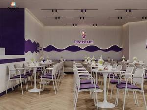 Mostrador de Café de Lujo Personalizado en MDF y Acero Inoxidable |   Vitrina de Bar Ecológica Hecha a Mano con Iluminación LED para Cafetería - Product Image 5