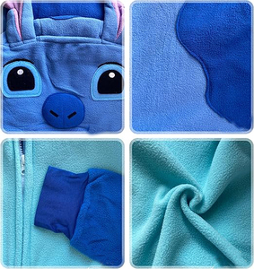 Pijamas de animales bonitos a juego para la familia, disfraces de Kigurumi Onesie para adultos para FIESTA DE FOTOS DE Navidad, mono con capucha de felpa para Otoño e Invierno - Product Image 2