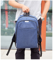 Sac à dos Oxford multifonctionnel avec fermeture éclair antivol et imperméable pour usage professionnel décontracté unisexe, étudiants et voyages