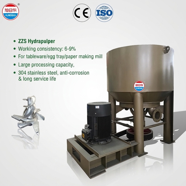 CE ISO Recycled Caron Steel Shell Stainless Steel Sieve Plate Paper Pulp Making Machine for Egg Tray Making