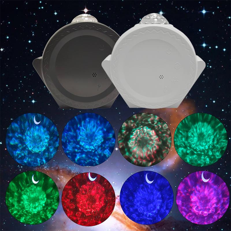 2022 Lastest 새 모델 WiFi Tuya 스마트 음악 라이트 스타 프로젝터 3-in-1 Sky + Moon + Star APP Control PST-SC511