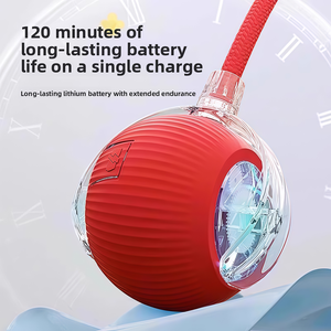Durable Modern Rechargeable Interactive Cat Toy Ball with Automatic Self-Rolling and Soft Rope Tail-Best Gift for Cats - Product Image 4