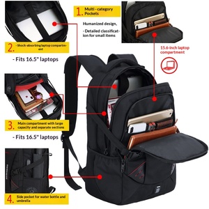 Mochila Unisex para Estudiantes de Secundaria y Preparatoria, Estilo Coreano Moderno, de Gran Capacidad, para Viajes y Computadora - Product Image 4