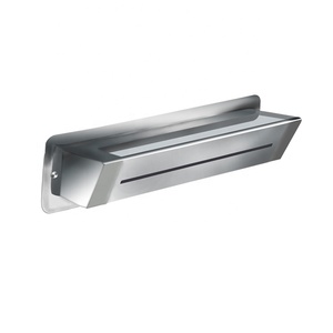 Fenlin Commercial Modern Polished Finish Stainless Steel Rectangle <strong>Waterfall</strong> Fountain LED <strong>Lights</strong> for Outdoor <strong>Indoor</strong> Landscape - Product Image 5