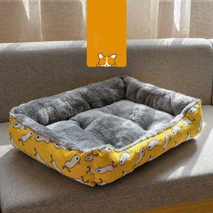 Wholesale Fleece Rectangle Cat <b>Bed</b> Soft and Thick Winter Warm Pet <b>Bed</b> for Cats and Dogs - Product Image 3