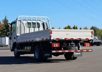 Nouveau camion léger Cummins FAST 6 roues Euro 6 Diesel 4x2 avec moteur, siège simple, caméra arrière, 5 tonnes, pour livraison de marchandises avec ridelles