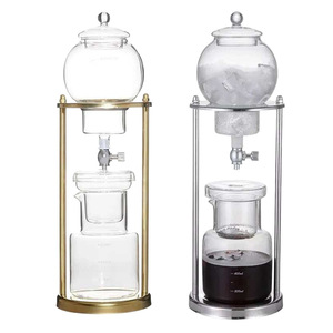 Cafetera y Tetera de Goteo Frío de Vidrio para Café y Té, Extractor de Goteo, Infusor, Diseño Moderno y Minimalista - Product Image 1