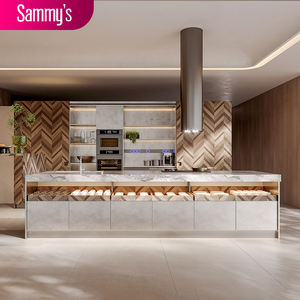 סט ארונות מטבח מודרני קטן עם כיור, ארון מודולרי שלם, סט ריהוט מטבח יוקרתי, ארונות מטבח - Product Image 2