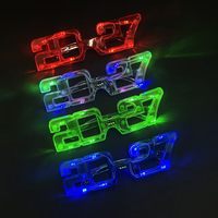 Lunettes LED Nouvel An 2027 à succès – Ambiance de fête lumineuse, jouets et accessoires photo