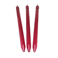 Piquets de tente en aluminium robustes pour camping en plein air, accessoires essentiels pour le camping, piquets et maillets de tente en gros