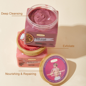 Floral Body <strong>Scrub</strong> 500g with Rose <strong>Orange</strong> Gentle Exfoliation Moisturizing Body <strong>Scrub</strong> For Women Soft Skin Aromatherapy Relaxation - Product Image 5