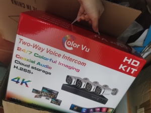 Analog Bộ dụng cụ Camara de seguridad bên ngoài 8 kênh 2MP 5MP 4CH Xmeye DVR nhựa Bullet tất cả trong một AHD Bộ CCTV Hệ thống camera - Product Image 5