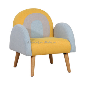 Fauteuil moderne et confortable pour enfants conception stable anti-basculement pour chambre école hôtel canapé en bois pour salon chambre d'enfants - Product Image 1