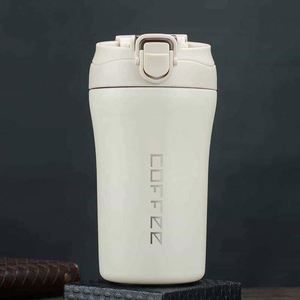 304 Stainless Steel <b>Coffee</b> Mug Portable Car Thermos Business Office Gift Dual-Drink Mug - Product Image 3