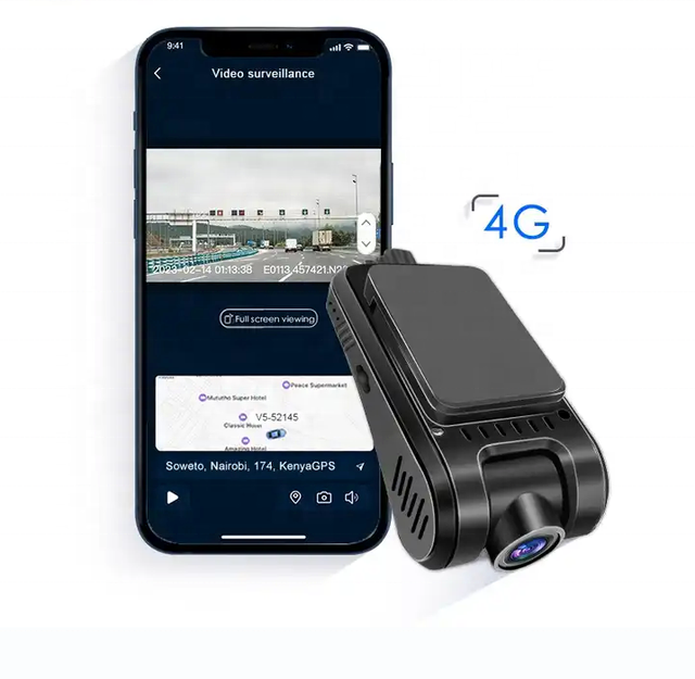 High Cost-Effective 4G Sim Car DVR Camera Dash Cam 1080p Resolution 24h Remote Video Monitoring GPS Tracking Black Box