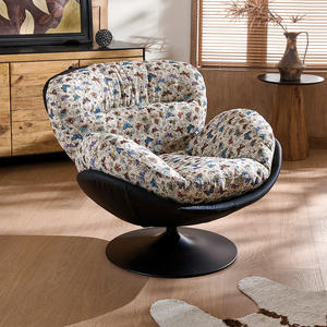 Fauteuil œuf pivotant moderne, fauteuil inclinable individuel pour salon, balcon, maison, siège de détente avec design personnalisable - Product Image 3