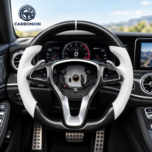 Volante de Fibra de Carbono y Alcántara Personalizado para Aston Martin DBX DB9 V8 DB5 DB6 DB7 DB11, Volante de Carreras Vantage Convertible - Product Image 3