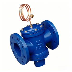 Vanne de régulation différentielle auto-régulatrice ZY47, raccordement à brides, régulation hydraulique pour les conduites CVC - Product Image 1