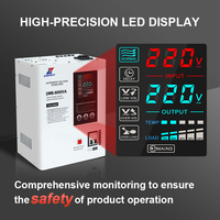 Stabilisateur de tension automatique mural 220V AC 1000VA 3000VA 5000VA monophasé AVR pour climatiseur