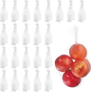 Bolsas Reutilizables de Malla de Nylon PE Biodegradable para Productos, Bolsas de Plástico Elásticas y Resistentes para Almacenamiento de Mariscos, Frutas y Verduras - Product Image 1