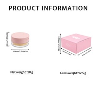 Poudre fixante mate longue tenue de haute qualité pour le contrôle du sébum, étiquette privée, boîtier rose, maquillage végétalien, poudre libre