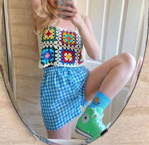 <span class=keywords><strong>Gilet</strong></span> en <span class=keywords><strong>crochet</strong></span> fait main ajouré bohème pour l'été et la plage - Product Image 4