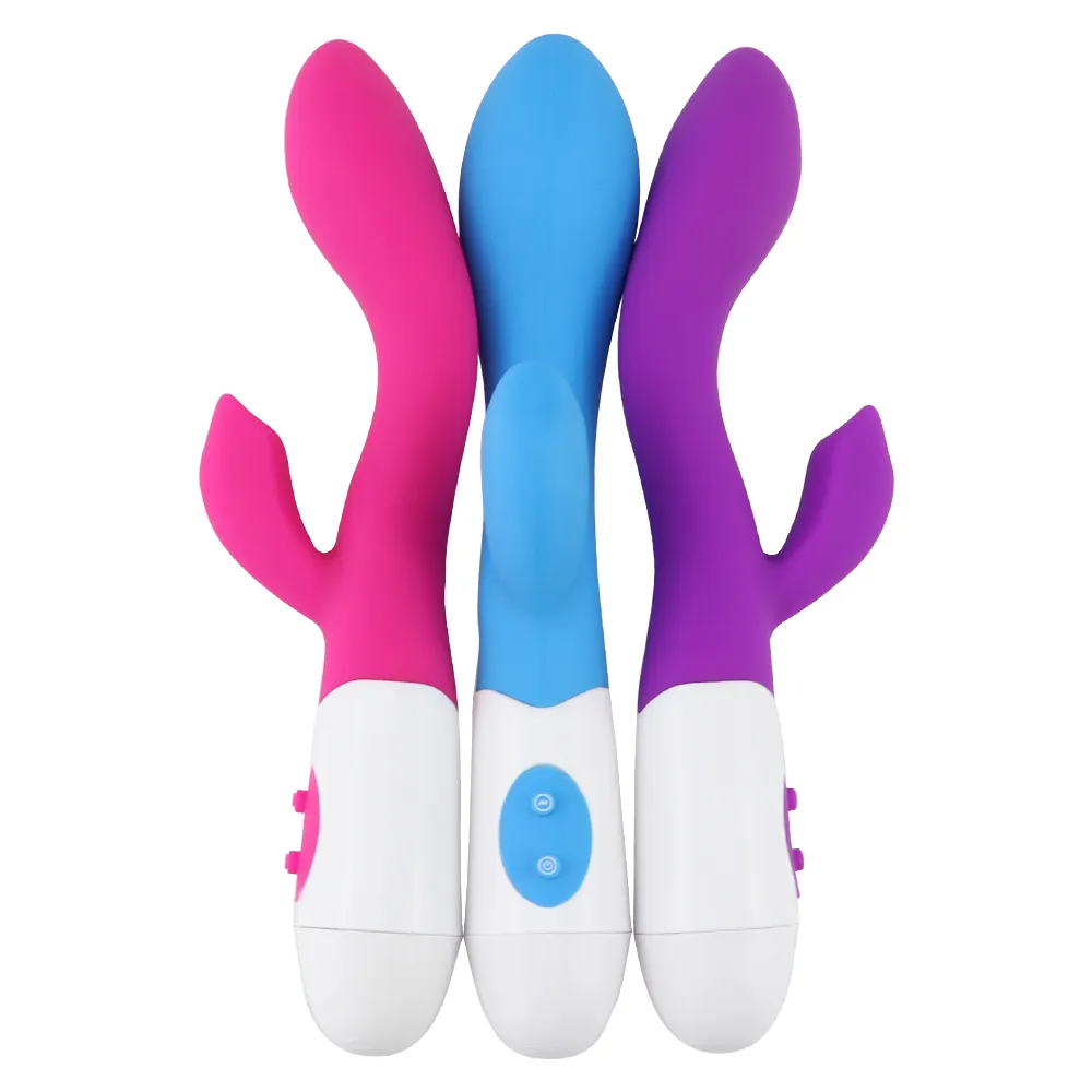 10 ฟังก์ชั่นกระต่าย vibrator clitoris stimulator G-spot led vibrator สำหรับสตรี