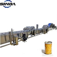 Volledig automatische elektrische machine voor het maken en vullen van blikjes fruit, groenten, kikkererwten, garbanzobonen, ingeblikte zoete maïs en hele bonen.