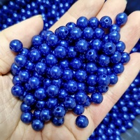 Sachet de 500g Perles Nacrées en ABS 4/6/8/10/12/14/16/18mm, Perles Rondes en Vrac pour Bracelets DIY, Confection de Vêtements et Fabrication de Bijoux