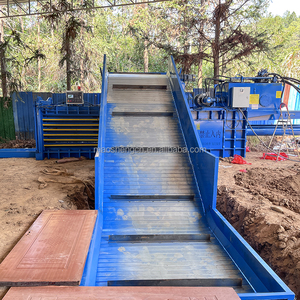 Lớn ngang nén Baler nhà máy bán hàng trực tiếp giá rẻ giá thủy lực Baler cho giấy và vải cũ - Product Image 2