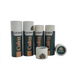 Envase de Desodorante en Barra y Bálsamo Labial en Tubo Cilíndrico de Plástico Transparente Ecológico Personalizado, Reciclable, con Impresión de Alta Calidad - Product Image 1