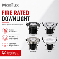 Downlight LED encastré professionnel résistant au feu pour projets résidentiels et commerciaux avec une longue durée de vie