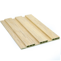 Panel de pared WPC de coextrusión duradero moderno para interiores de alta calidad con funciones impermeables ignífugas y antiestáticas